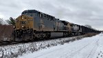 CSX 344 leads B158 east on the other track.